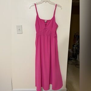 A NEW DAY- BRIGHT ROSE PINK SUNDRESS-MAXI- XXL